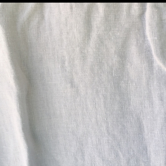 J.JILL NATURAL LINEN WIDE LEG PANTS WITH POCKETS - Picture 6 of 6